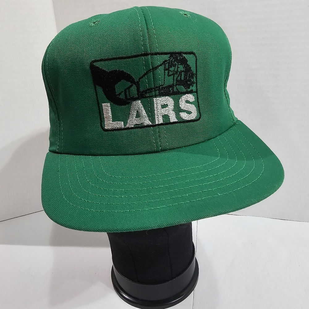 LARS Railroad GPS Mapping Mens Snapback Cap Embroidered Made In USA EUC